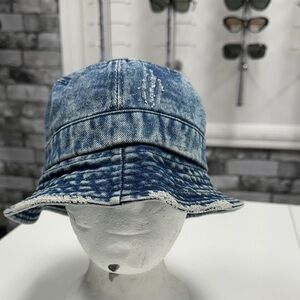 Stylish Blue Denim Bucket Hat